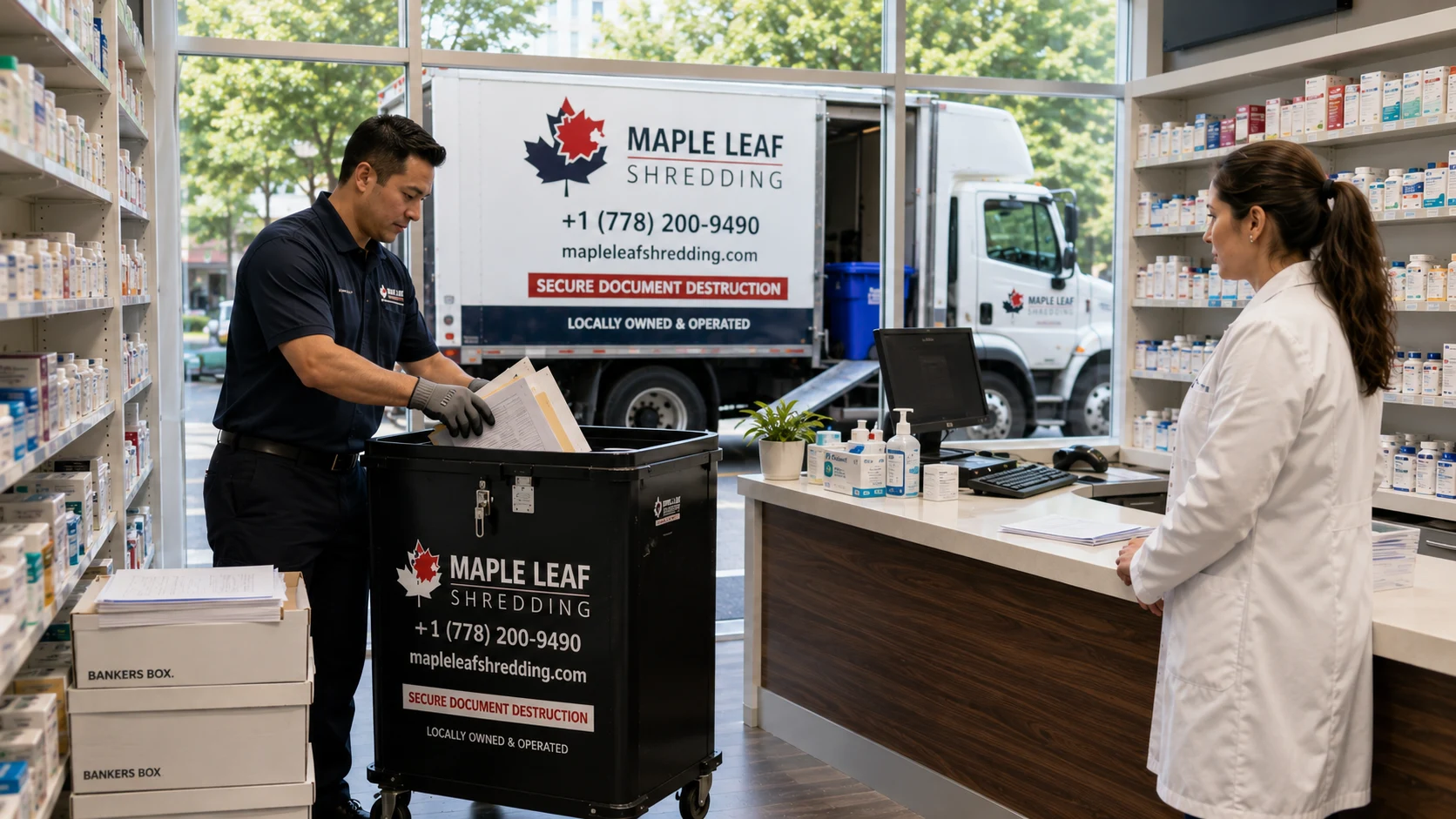 Pharmacy Document Shredding in Vancouver: Secure PHI Disposal