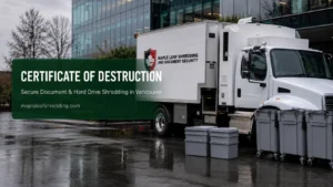 Certificate of Destruction in Vancouver
