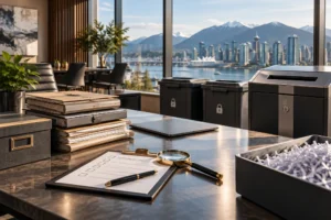 choose the right document destruction company in Vancouver