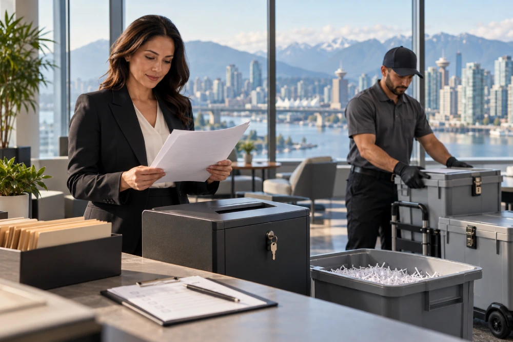 choose the right document destruction in Vancouver